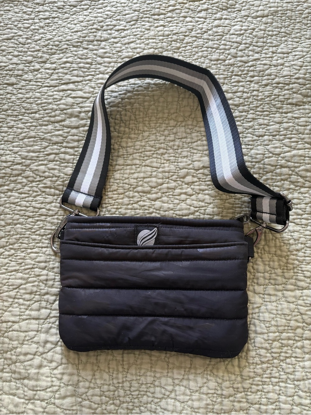 Think Royln Black Camo Crossbody Bum Bag